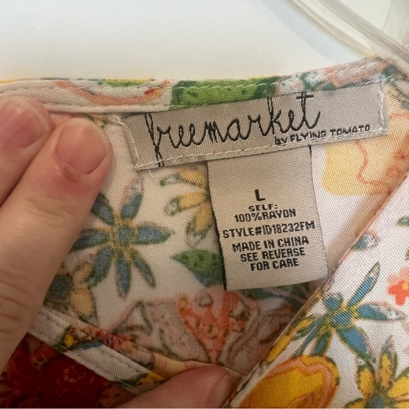 puff-sleeve tiered babydoll prairie summer dress boutique cottagecore milkmaid - Picture 10 of 15